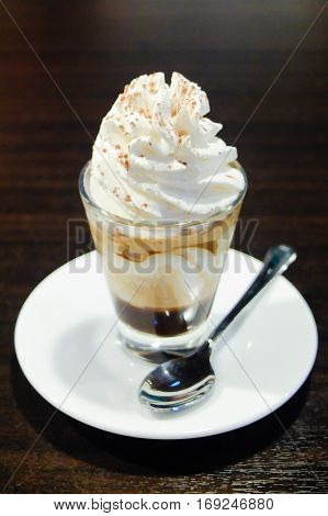 Cafe Con Pana : Espresso With Whipping Cream