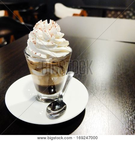 Cafe Con Pana : Espresso With Whipping Cream