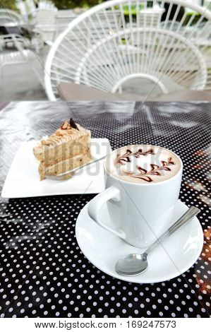 Coffee and Bakery set for coffee break
