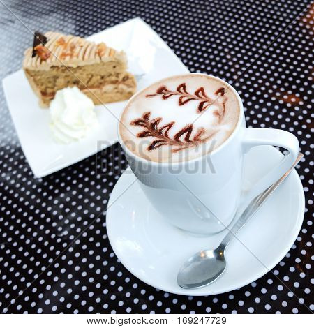 Coffee and Bakery set for coffee break