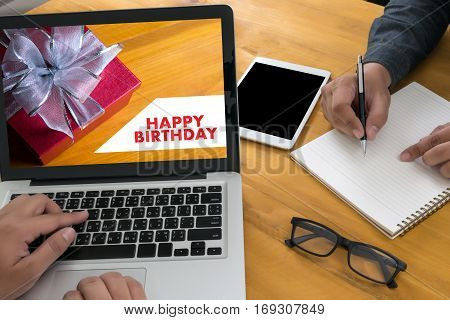 Hbd Happy Birth Day Celebration Holiday Christmas Celebration Party Xmas Happy Good Smile