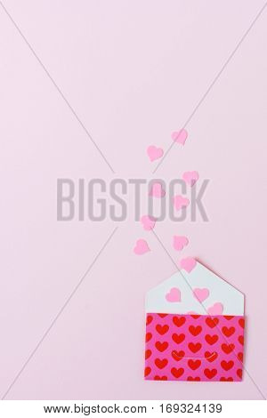 envelope with hearts