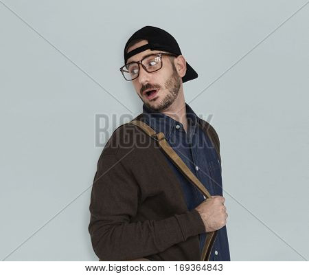Caucasian Casual Man Snapback