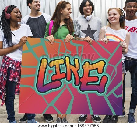 kike Agree Enjoy Share Follow Ideas Concept
