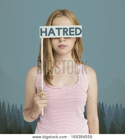 Young Woman Studio Portrait Concept