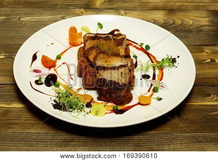 Fried Meat And Breaded Cutlet