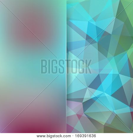 Abstract Polygonal Vector Background. Geometric Vector Illustration. Creative Design Template. Abstr