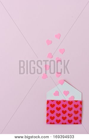 envelope with hearts