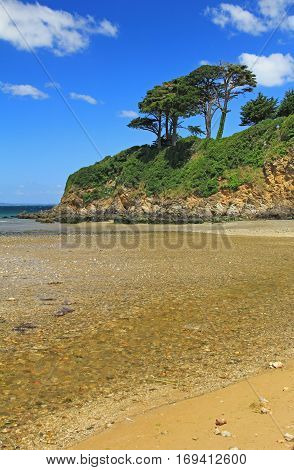 Atlantic Ocean coast near Douarnenez Brittany France