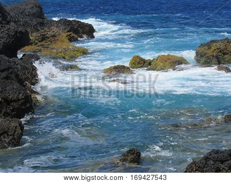 Landscape of the islanders of Formigas, Azores, Portugal