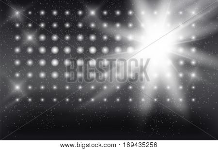 Shining Abstract Art Background. Vector Illustration. EPS10