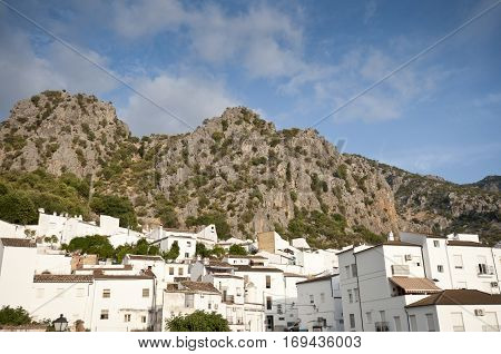 Views of Ubrique Cadiz. This village is part of the pueblos blancos (white towns) in southern Spain Andalusia region and reminds the Arab past