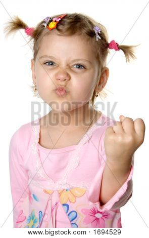 Fun Angry Girl