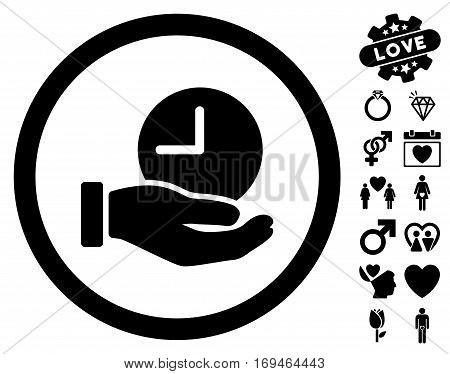 Time Service Icon Vector & Photo (Free Trial) | Bigstock