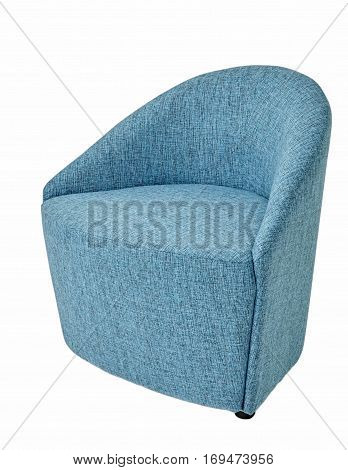 Armchair on a white background single modern design