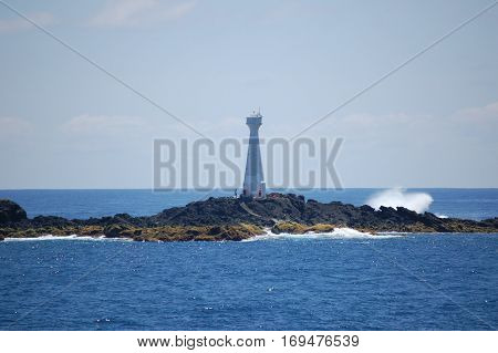 Landscape of the islanders of Formigas, Azores, Portugal