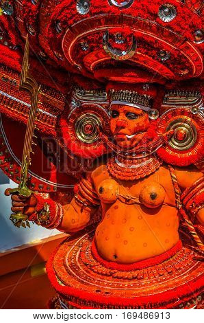 Huge Mask In Kerala