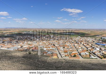 Town of Consuegra in the province of Toledo, Spain