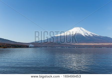 Mt.Fuji at Lake Yamanaka