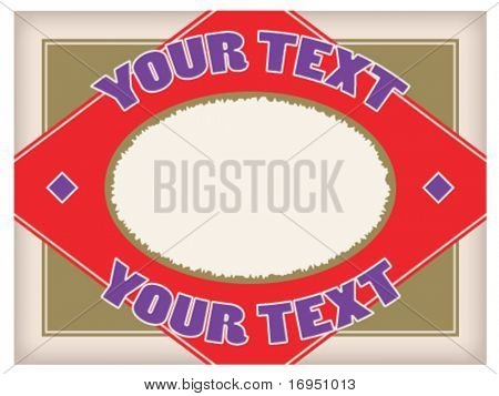 publicidad retro Vector