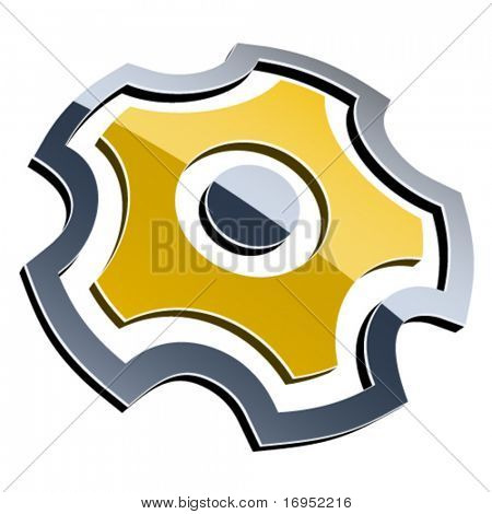 pinhão de brilhante 3d vector
