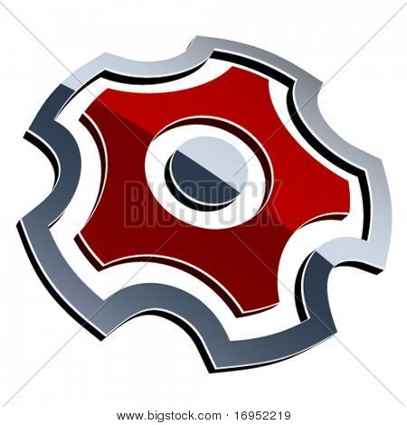 pinhão de brilhante 3d vector