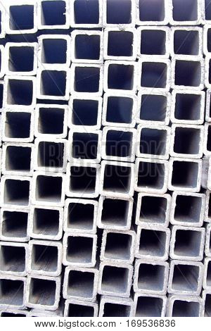 Metal tube - close-up