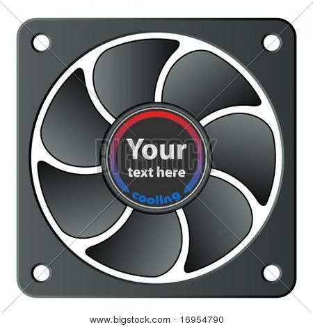 ventola computer Vector