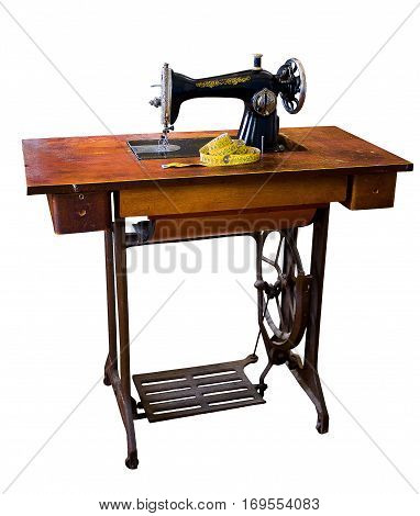 Singer Sewing Machine, Old Background
