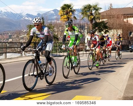Cycling Race Grand Prix Of Lugano In 2015