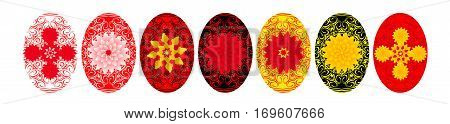 Easter rozpisnye eggs for Easter holiday traditionally