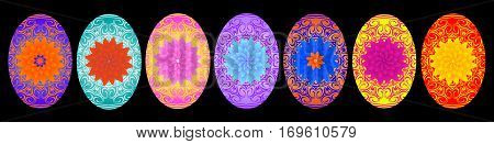 Easter rozpisnye eggs for Easter holiday traditionally