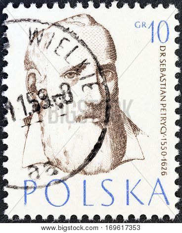 POLAND - CIRCA 1957: A stamp printed in Poland from the 