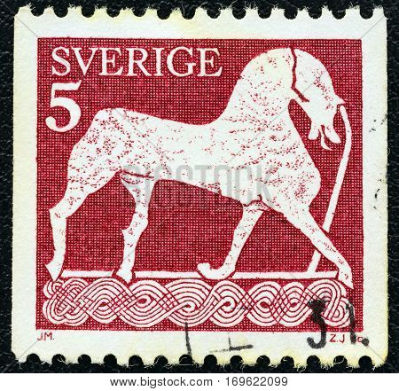 SWEDEN - CIRCA 1973: A stamp printed in Sweden from the 