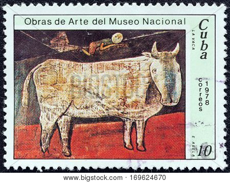 CUBA - CIRCA 1978: A stamp printed in Cuba from the 