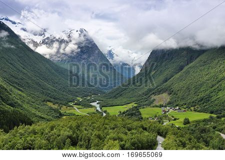 Valley In Norway