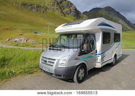 Motorhome In Norway