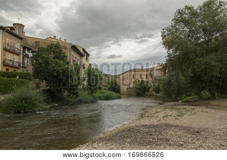Road to Santiago in Estella in Navarra
