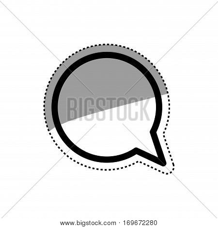 Chat bubble speakbox icon vector illustration graphic design