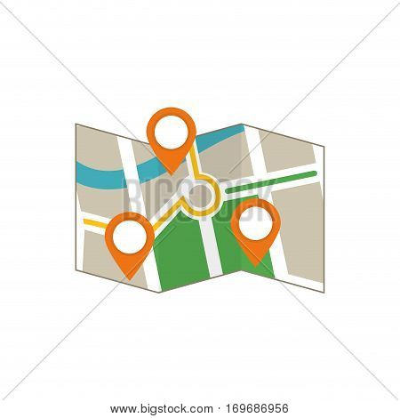 City map location icon vector illustration graphic design