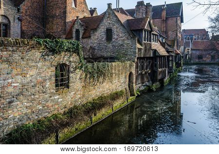Saint Bonifacius Bridge In Bruges, Belgium