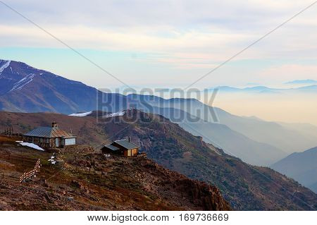 Beautiful view of the mountains in Chile