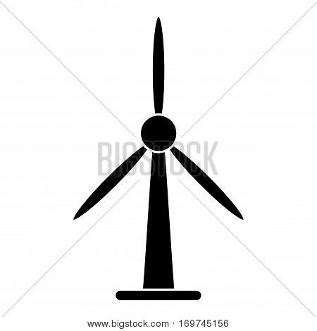 wind turbine energy bio tower pictogram vector illustration eps 10