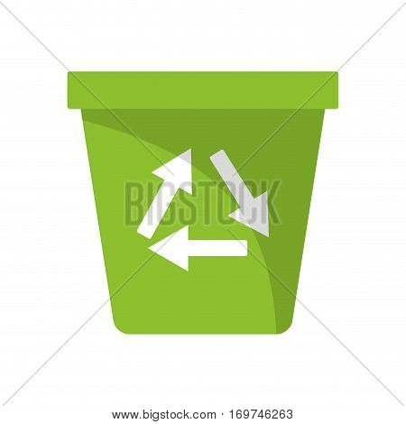 recycle ecology trash can vector illustration eps 10