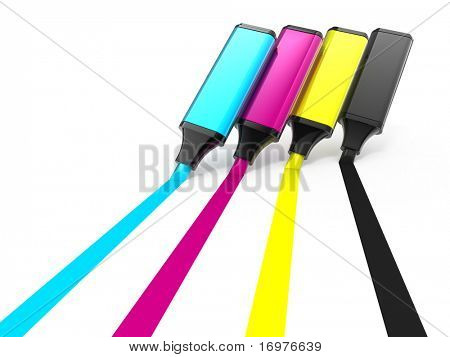 CMYK-markeerstiften