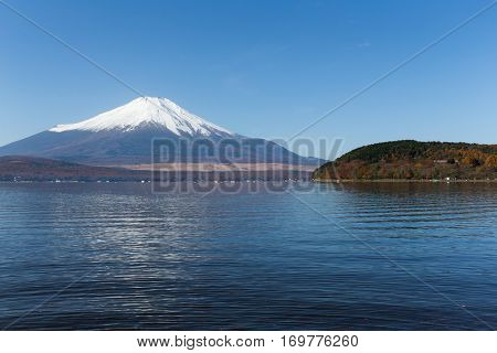Mt. Fuji with Lake Yamanaka