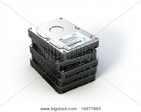 Stakken af Skrap Disk drev