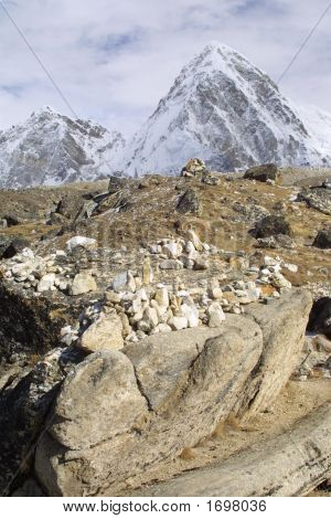 Mountain Peak Himaláj - Pumori