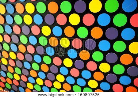 Colourful Poka Dot