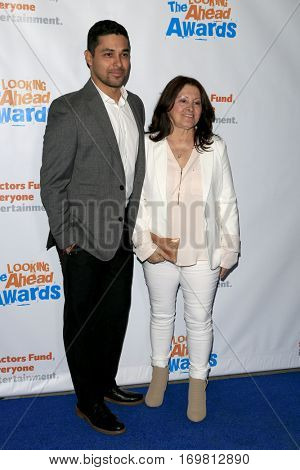 LOS ANGELES - DEC 6:  Wilmer Valderrama, Sobeida Valderrama at the The Actors Fund's Looking Ahead Awards  at Taglyan Complex on December 6, 2016 in Los Angeles, CA